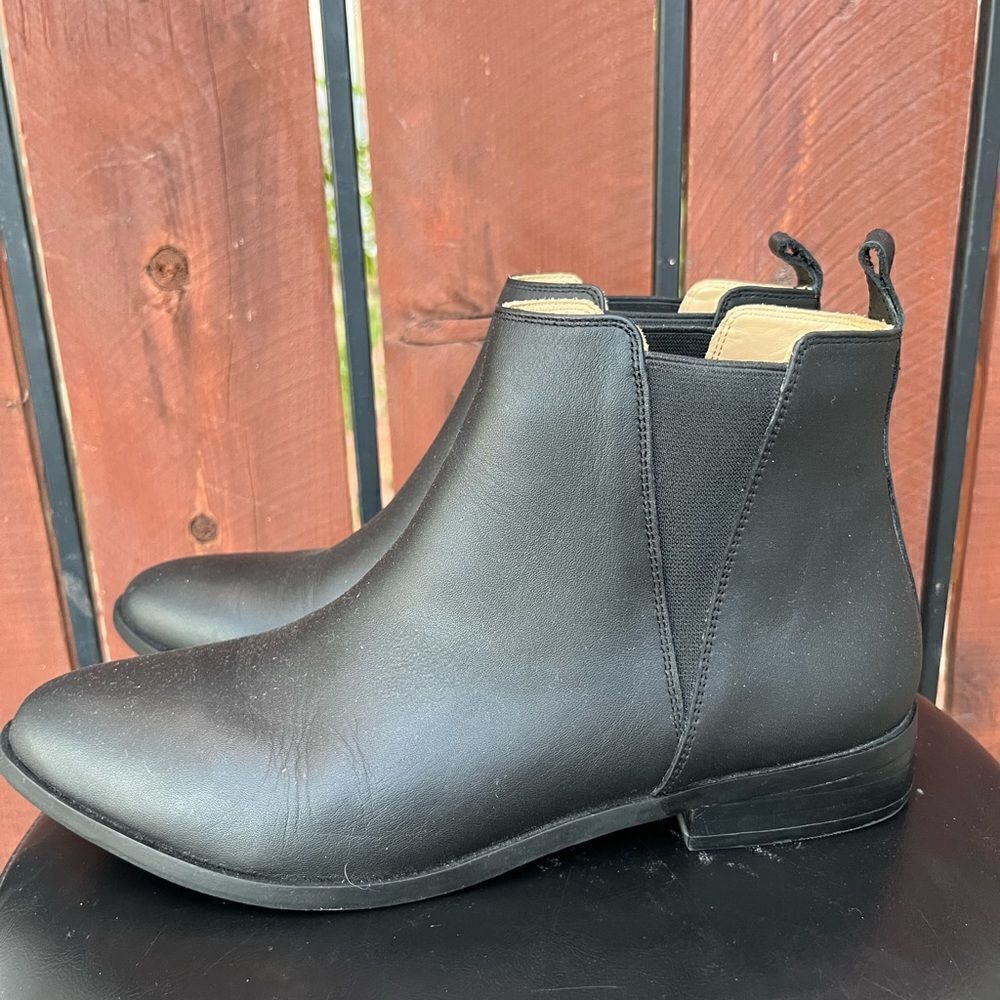 New NISOLO classic Chelsea everyday black leather boot size 10 - Picture 5 of 12